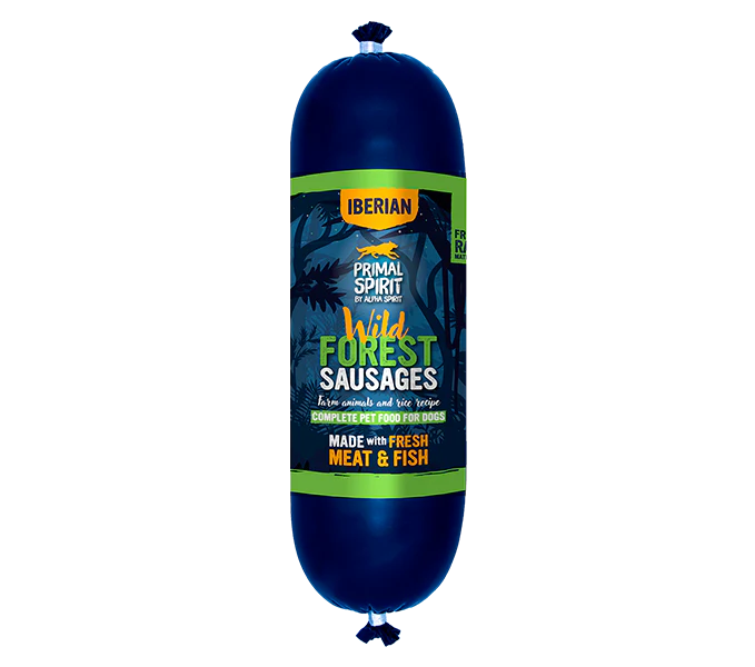 Tītara un cūkgaļas desa suņiem Wild Forest saussage 1kg